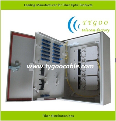 Water Proof Fiber Distribution Box , Wall Mounted Cold Rolled Steel Body